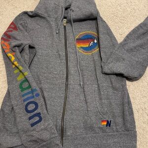 Aviator Nation Malibu Zip-up Hoodie